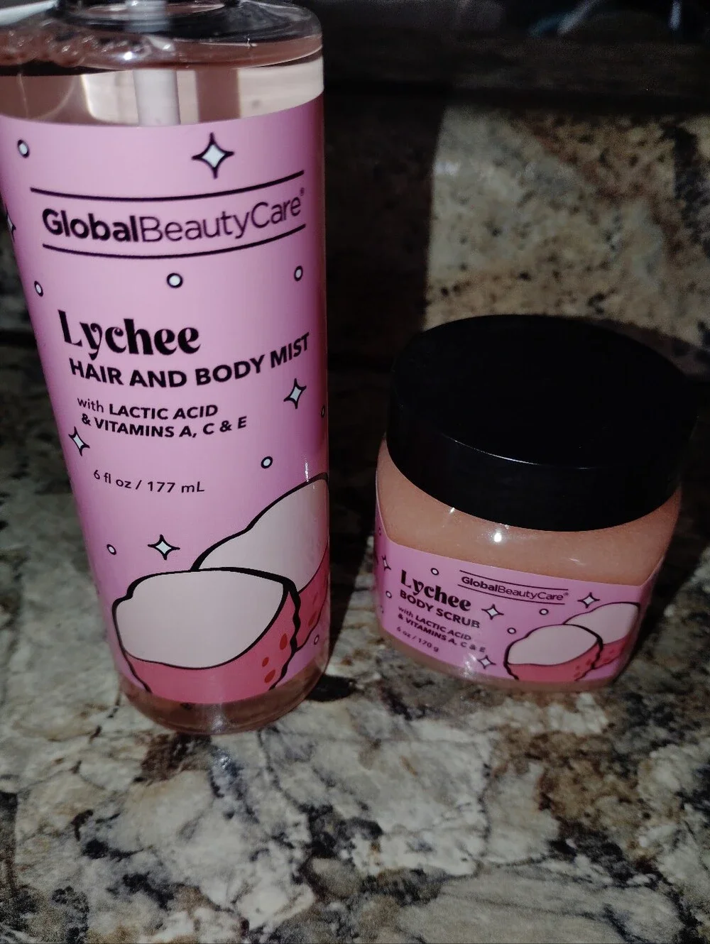 GlobalBeautyCare Lychee Hair & Body Mist — Pink New